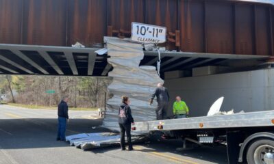 Semi hits Glenridge Road bridge in Glenville in latest bridge strike, closes road for hours – The Daily Gazette – The Daily Gazette