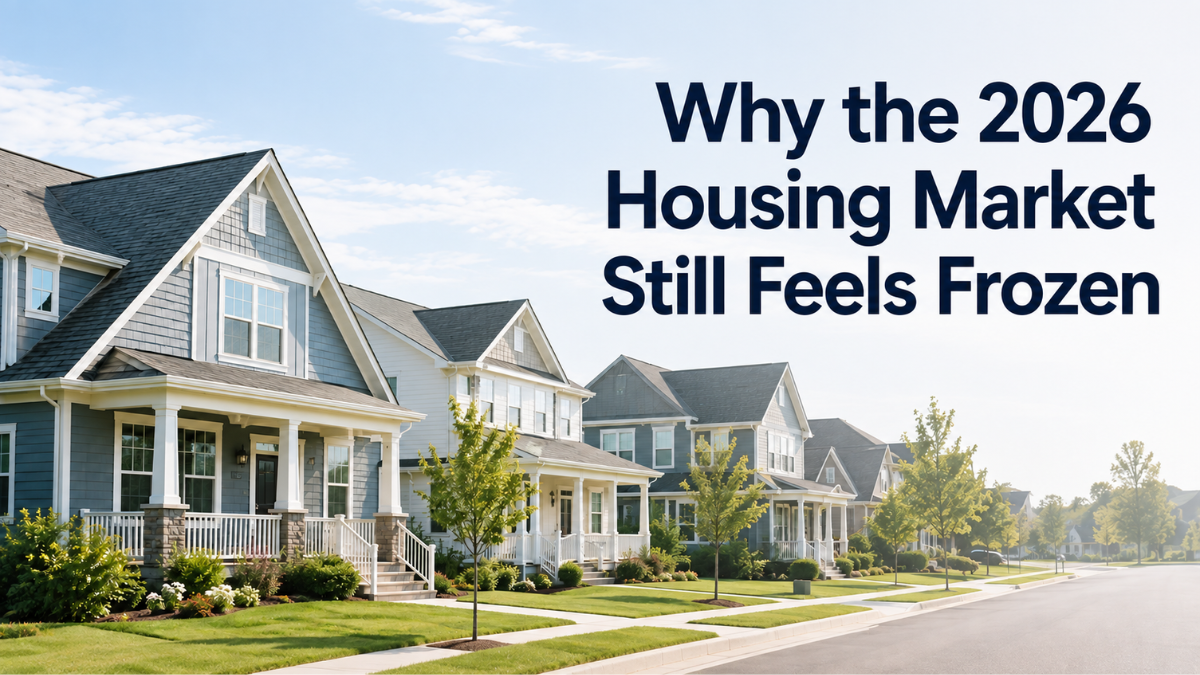 Why the 2026 Housing Market Still Feels Frozen